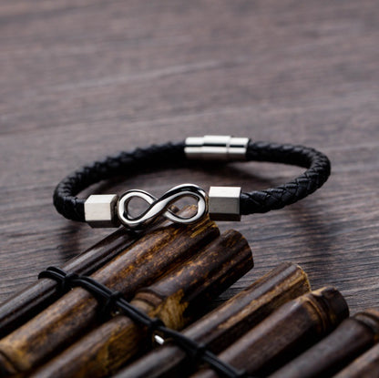 Minimalist Leather Bracelet for Men
