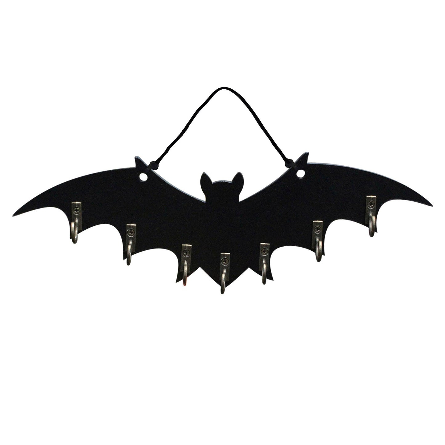 Gothic Bat Shape Wooden Wall Hooks Home Decor