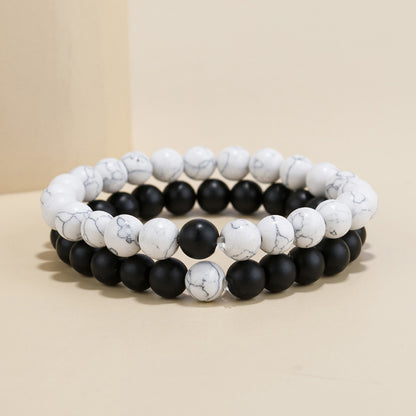 Heart Magnetic Couple Bracelet Set for Women and Men