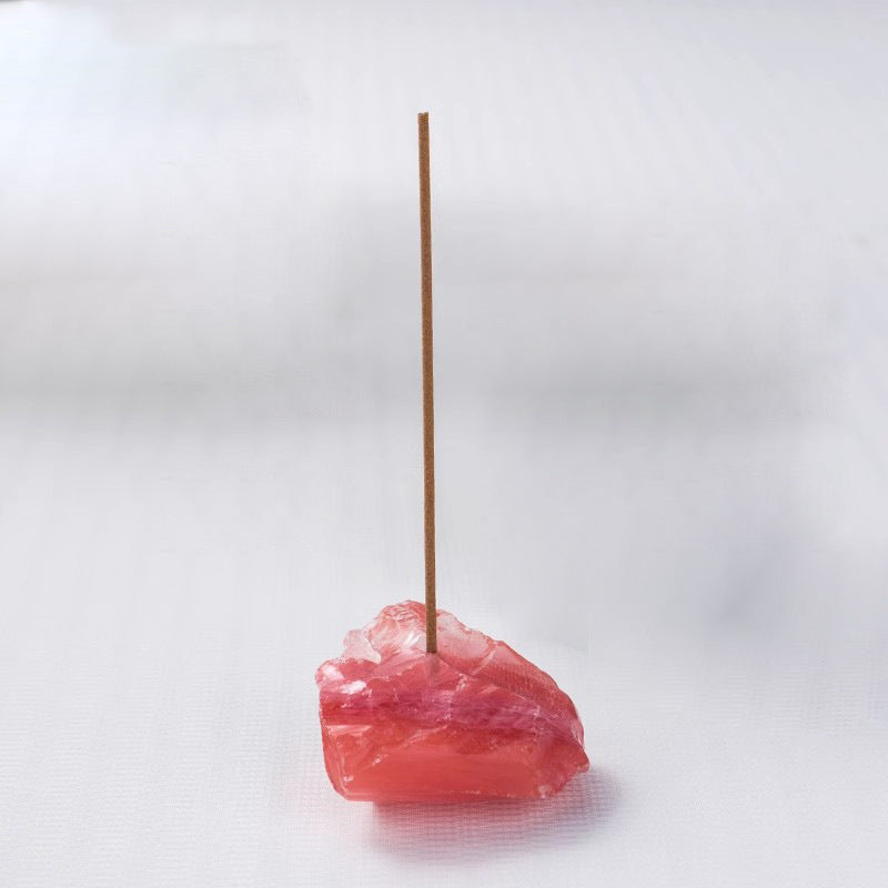 Natural Crystal Incense Holder