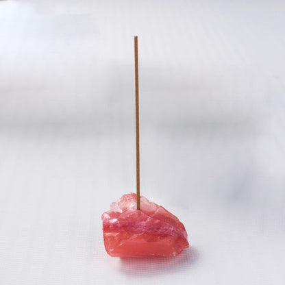 Natural Crystal Incense Holder