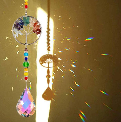 Tree of Life Crystal Suncatcher