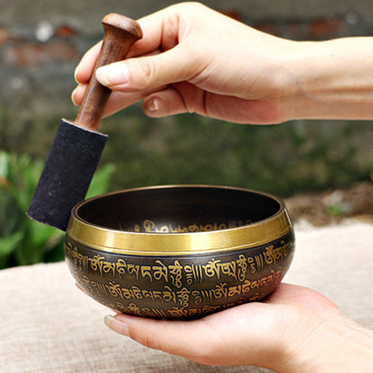 Copper Singing Bowl for Meditation and Healing