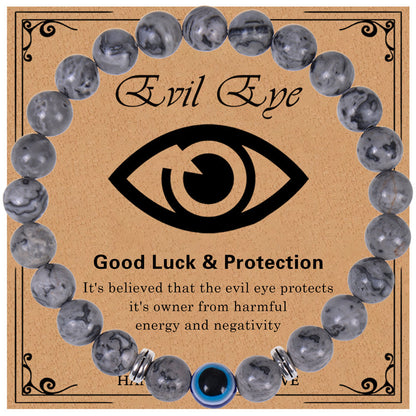 Evil Eye Tiger Eye Stone Bracelet