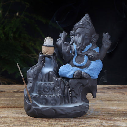 Ganesha Backflow Incense Burner