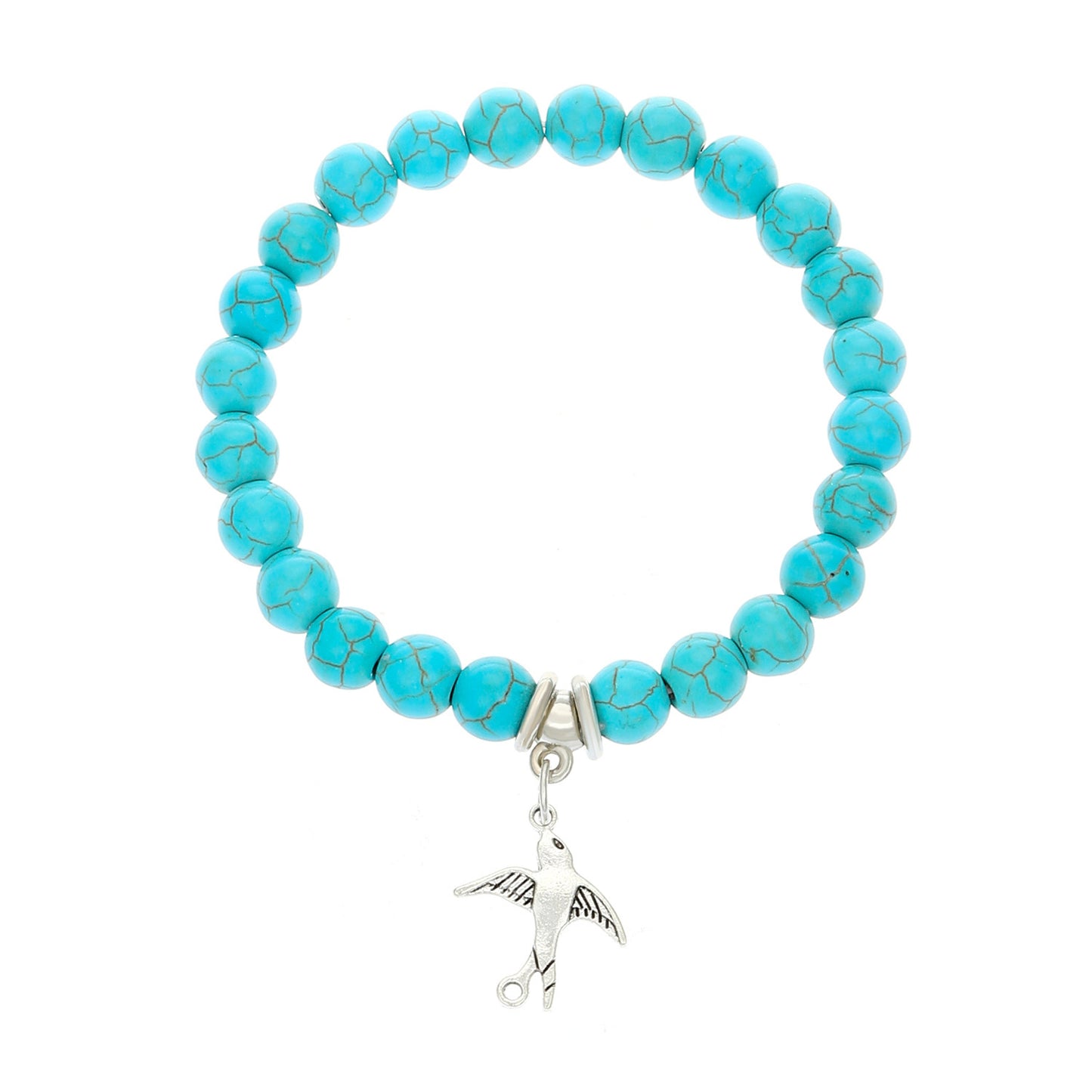 Vintage Alloy Bracelet with Butterfly and Turtle Designs