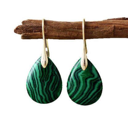 Crystal Teardrop Pendant Earrings