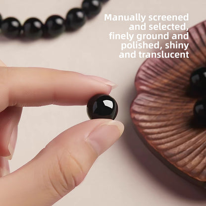 Natural Black Obsidian Bracelet