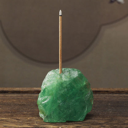 Natural Crystal Incense Holder