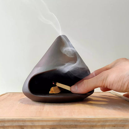 Conical Ceramic Palo Santo & Sage Holder