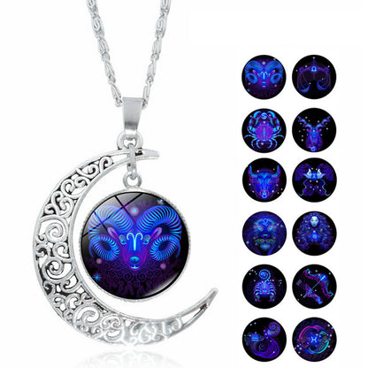 Zodiac Constellation Pendant Necklace | All 12 Signs