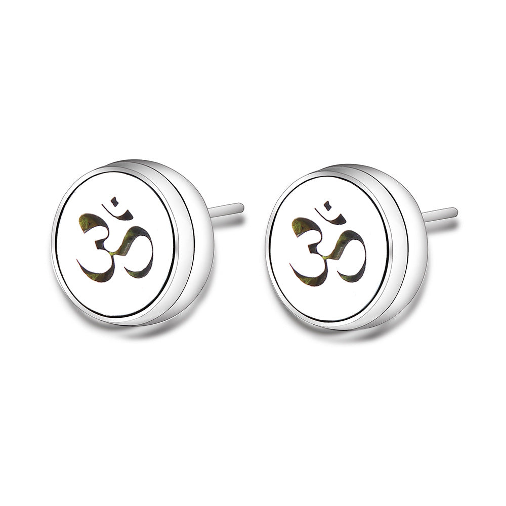 Stainless Steel Angel Wings Aromatherapy Earrings