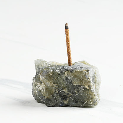 Natural Crystal Incense Holder