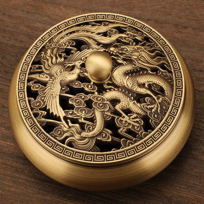 Brass & Copper Incense Burner