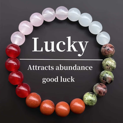 Natural Stone Beaded Bracelet