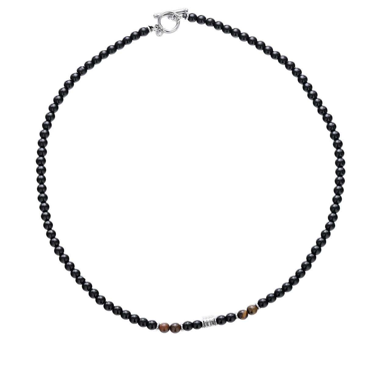 Vintage Beads Necklace Bracelet Set for Men