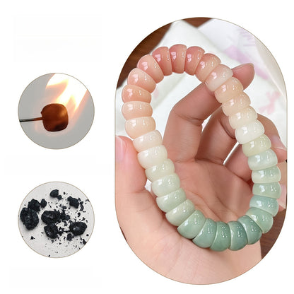 Gradient Pink Bodhi Bracelet with Finger Wrap
