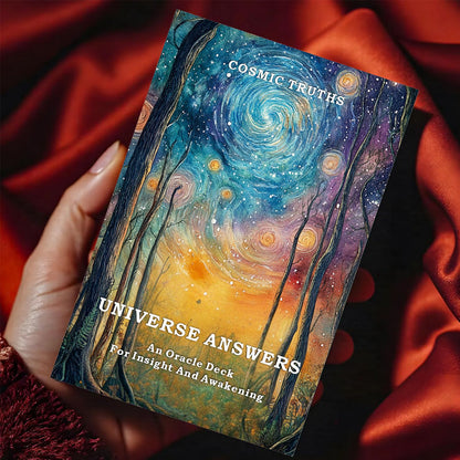 English Tarot Cards with Cosmic Theme