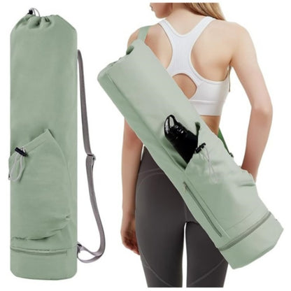 Yoga Mat Bag with Water Bottle Pocket & Wet Compartment