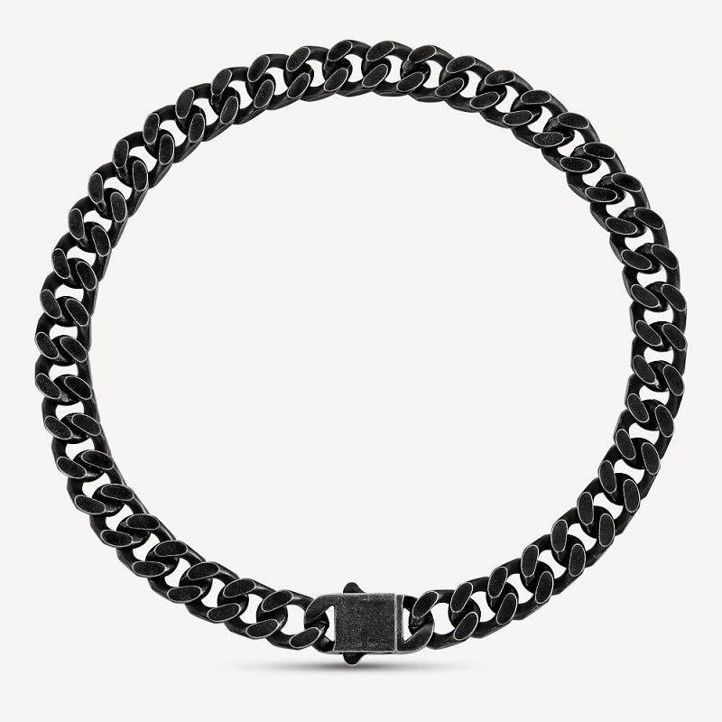 Vintage Cuban Link Chain — Titanium Steel