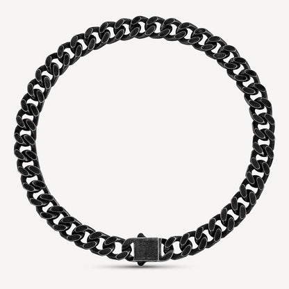 Vintage Cuban Link Chain — Titanium Steel
