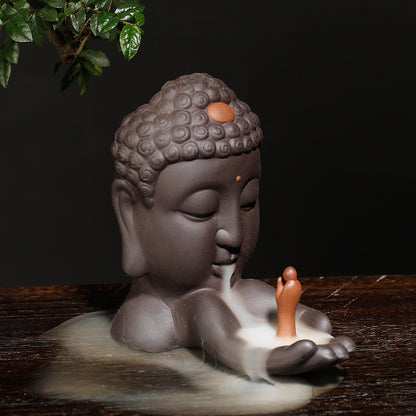 Buddha Head Backflow Incense Burner