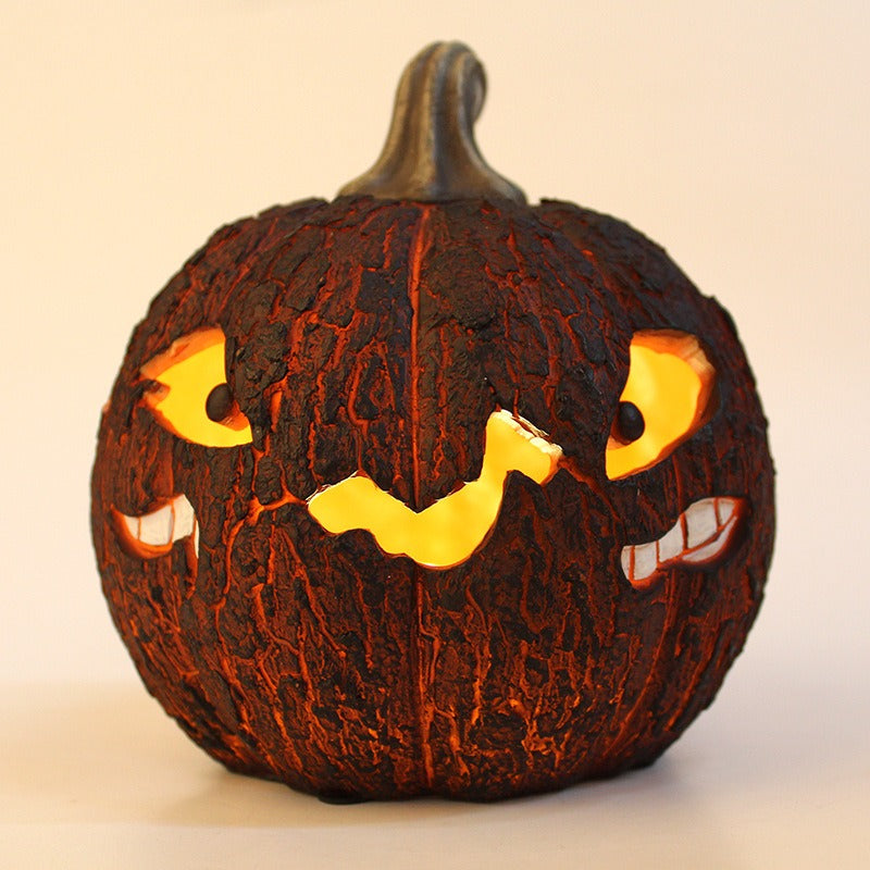 Crab Monster Pumpkin Night Lantern