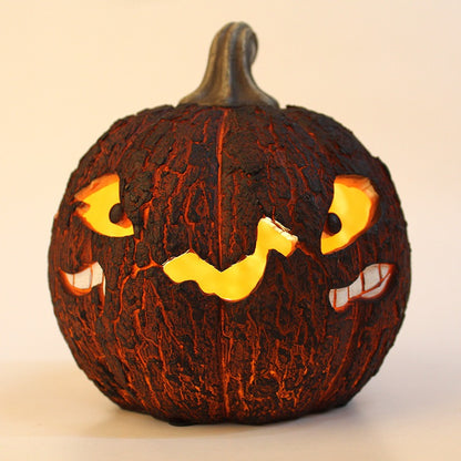 Crab Monster Pumpkin Night Lantern