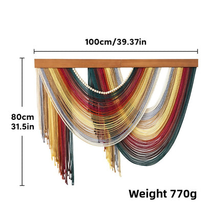 Bohemian Wall Hanging with Tassels