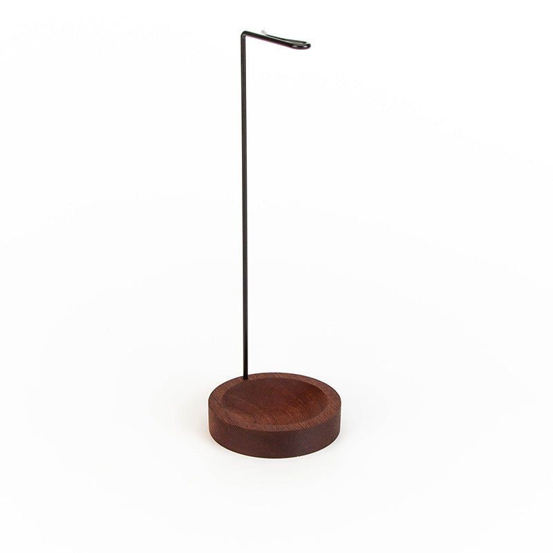 Solid Wood Hanging Incense Burner with Stand