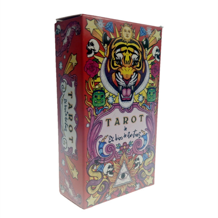 Spanish Oracle Card Tarot White Cat Wheel of Year Tarot