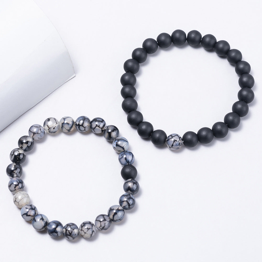Heart Magnetic Couple Bracelet Set for Women and Men