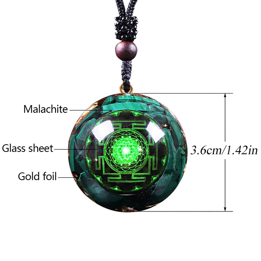 Orgonite Quartz Chakra Pendant