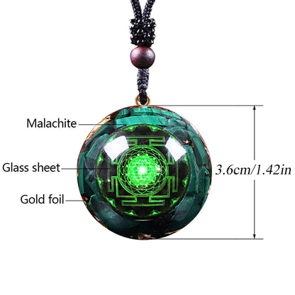 Orgonite Quartz Chakra Pendant