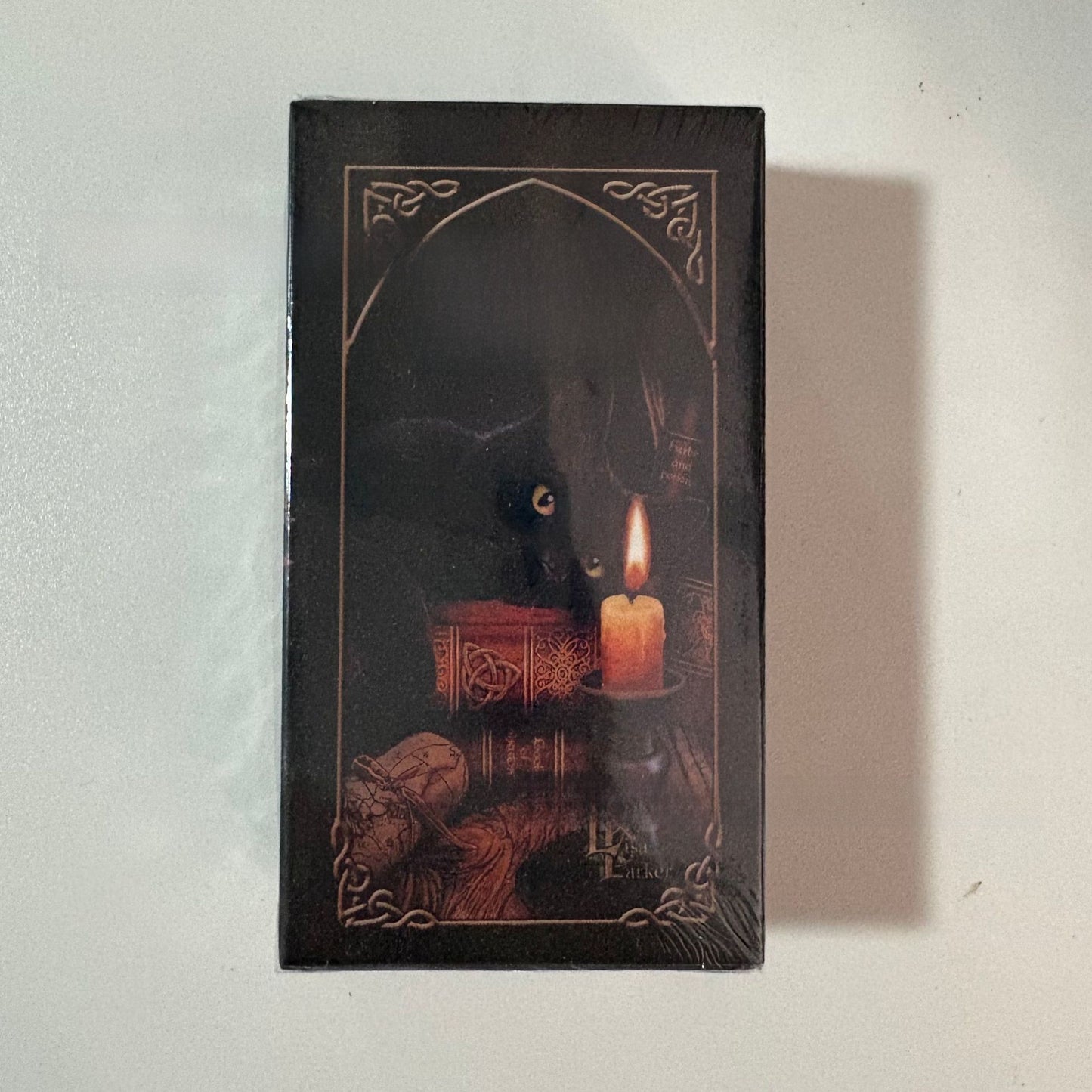 Spanish Oracle Card Tarot White Cat Wheel of Year Tarot