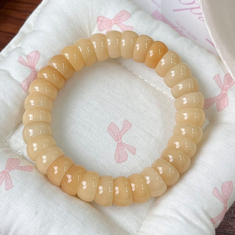 Gradient Pink Bodhi Bracelet with Finger Wrap