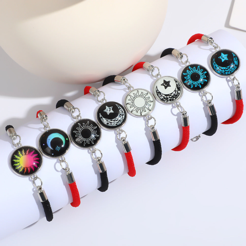 Adjustable Luminous Moon Gemstone Bracelet
