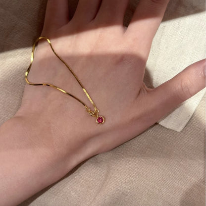 Geometric Bubble Diamond Snake Bone Bracelet