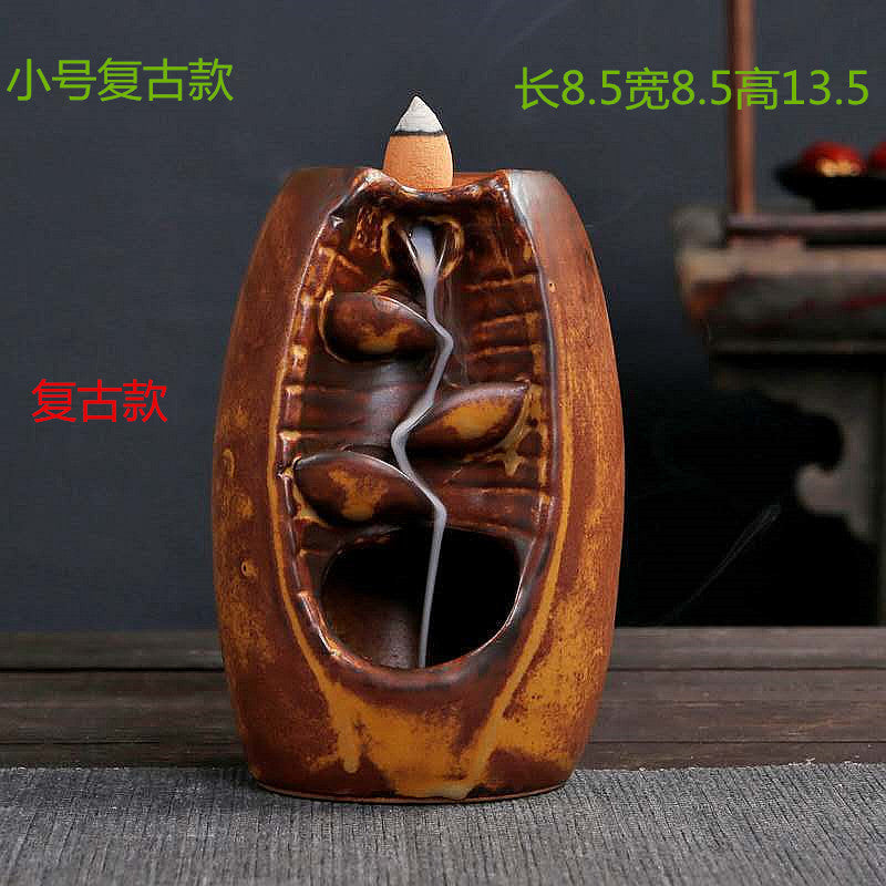 Backflow Incense Burner — Kiln Glaze Ceramic
