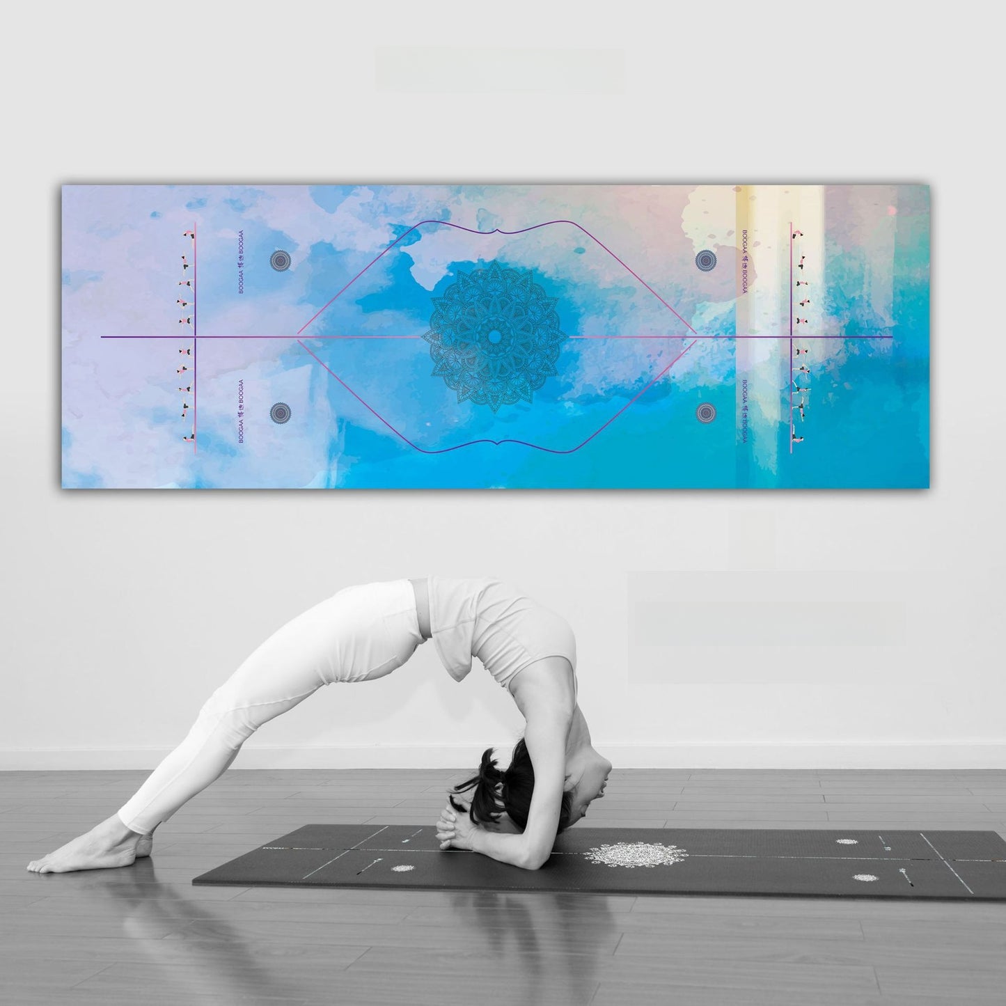 Anti-Slip Yoga Mat Towel — 183 x 61cm
