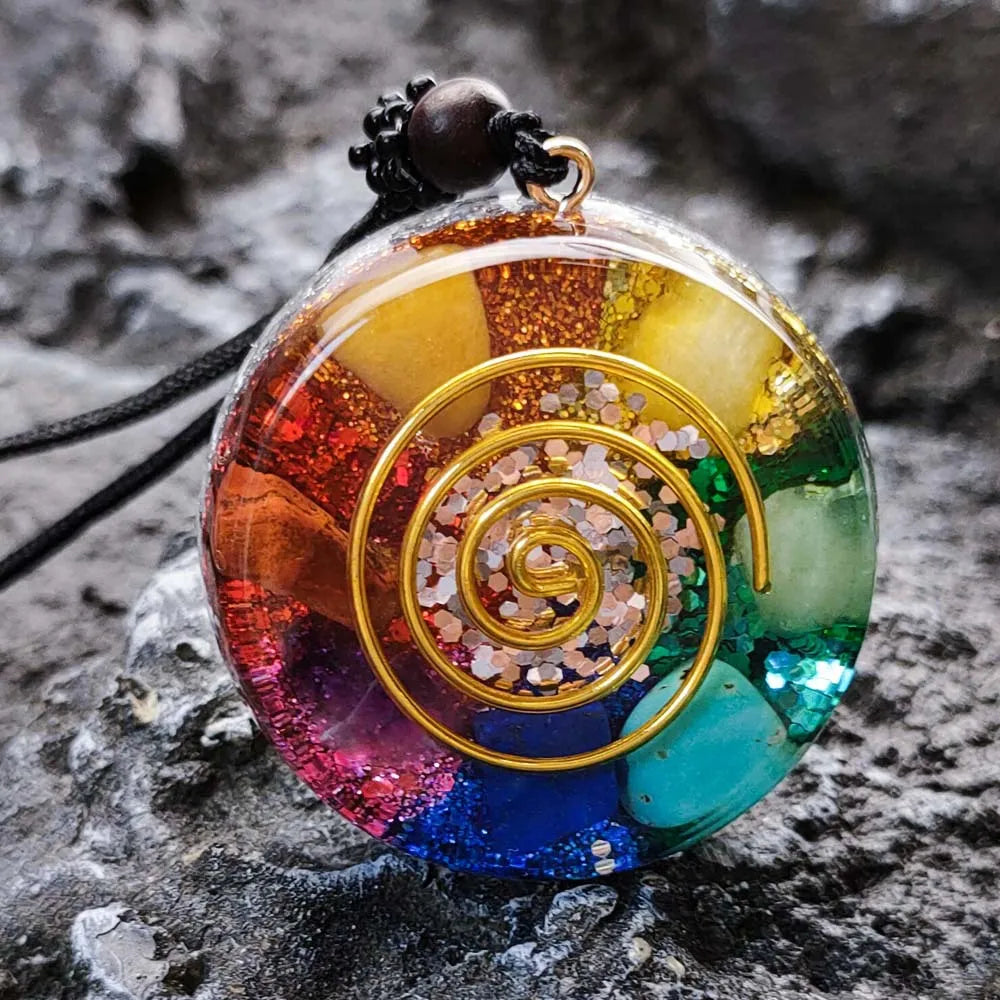 Orgonite Crystal Pendant Necklace