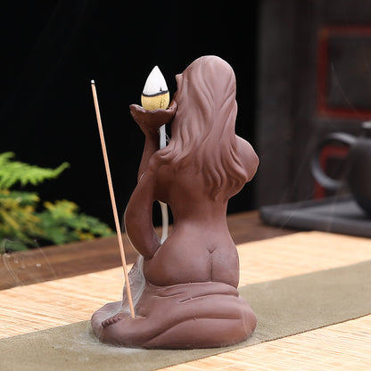 Mermaid Backflow Incense Burner