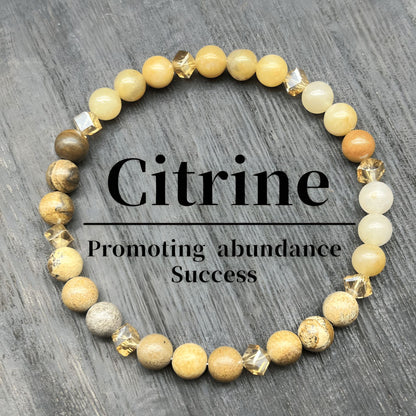 Natural Stone Bead Bracelet