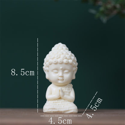 Lotus Crystal Ball Base with Buddha Ornament