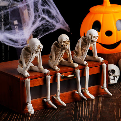 Resin Skull Decor for Halloween Party