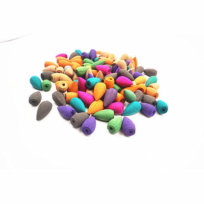 Backflow Incense Cones — 155 Pack, 18 Scents