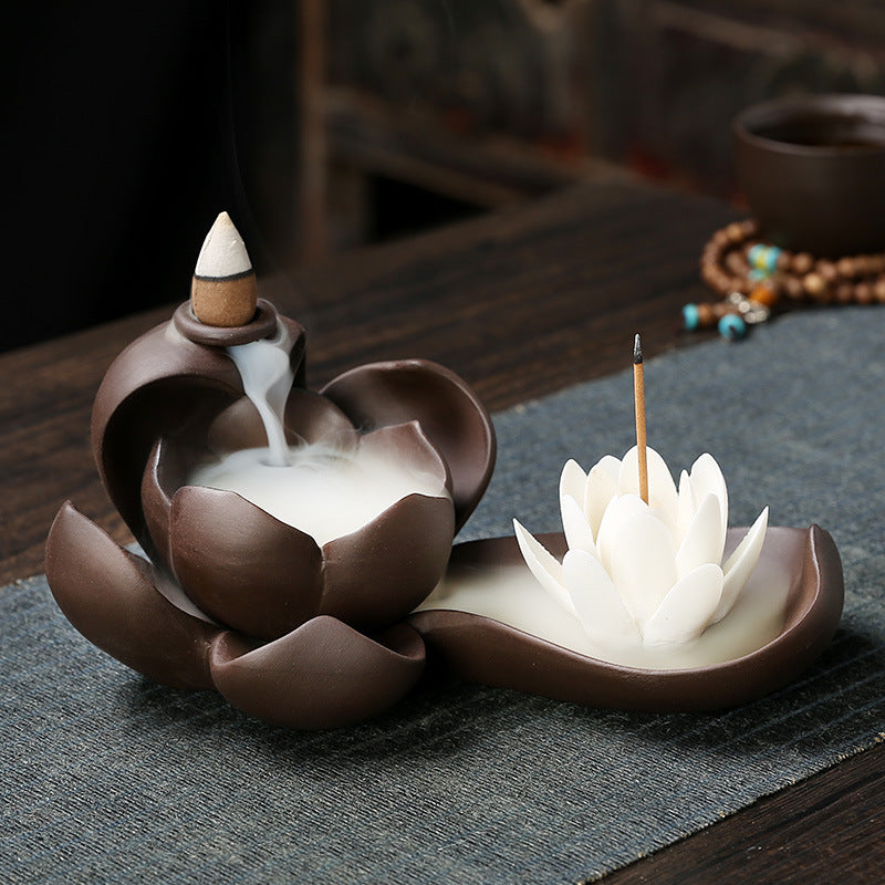 Lotus Backflow Incense Burner