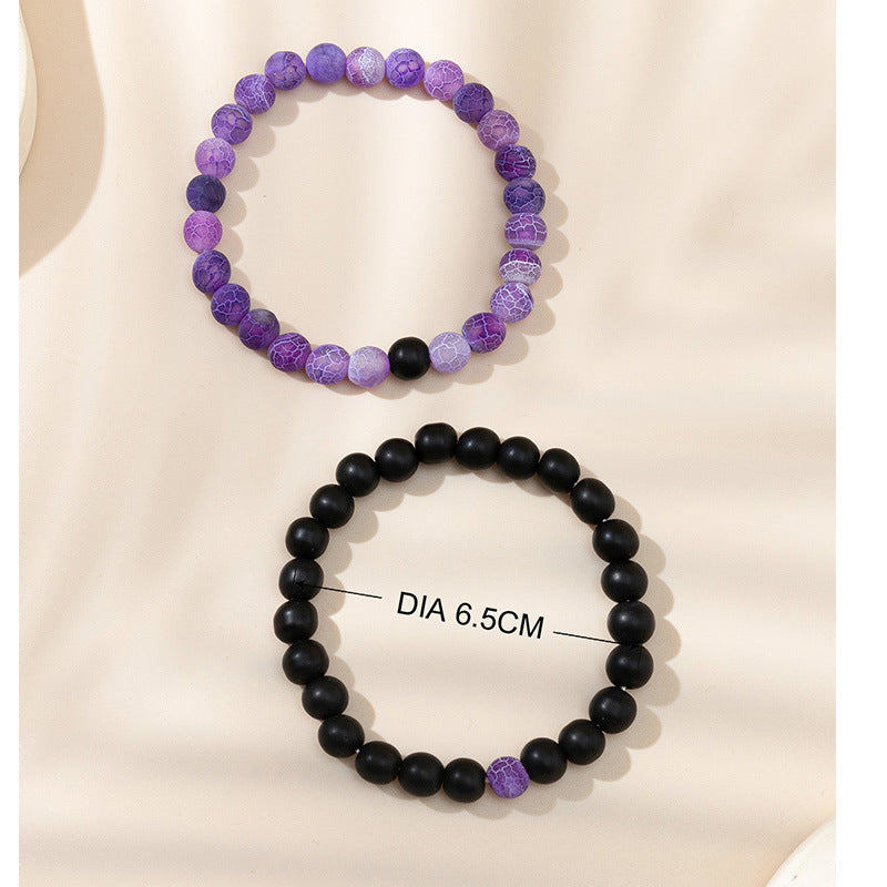 Heart Magnetic Couple Bracelet Set for Women and Men