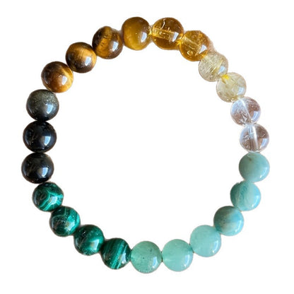 Natural Stone Beaded Bracelet