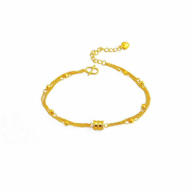 Double Layer Sparkling Waist Bracelet for Women